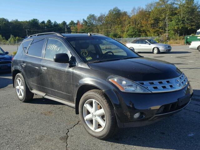 JN8AZ08W15W403917 - 2005 NISSAN MURANO BLACK photo 1