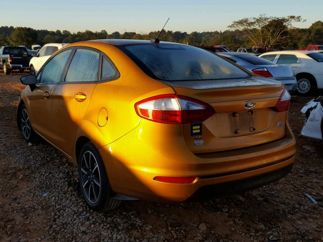 3FADP4BJ4GM106524 - 2016 FORD FIESTA SE ORANGE photo 3