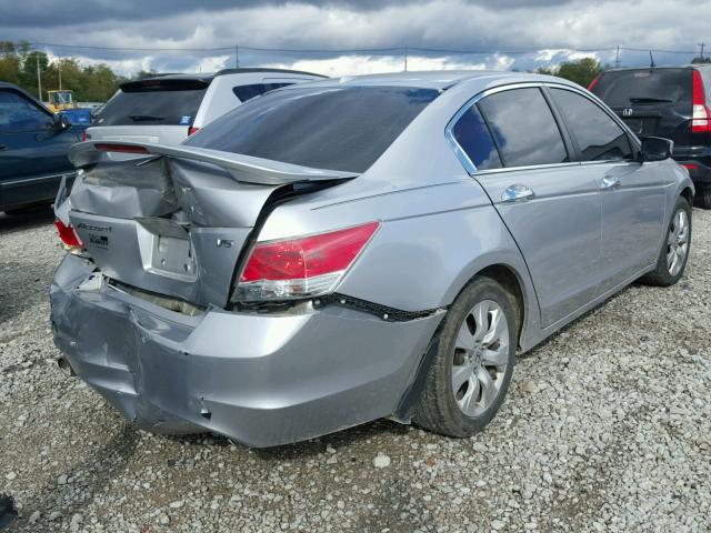 1HGCP3F82AA022571 - 2010 HONDA ACCORD EXL SILVER photo 4