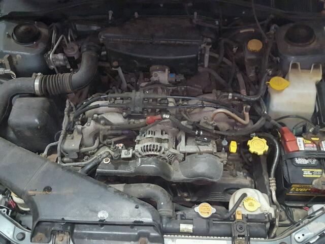 4S3BE635127215580 - 2002 SUBARU LEGACY GREEN photo 7