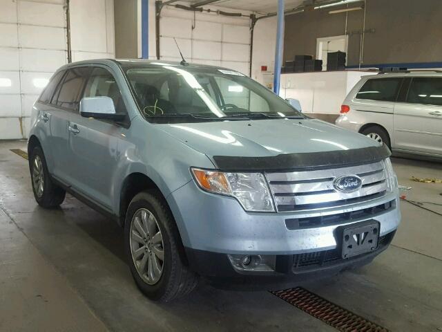 2FMDK38C08BA93040 - 2008 FORD EDGE SEL BLUE photo 1