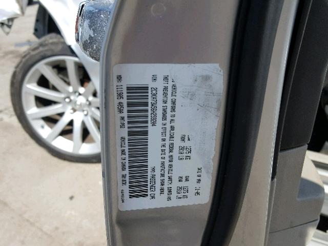 2C3KA73W56H259204 - 2006 CHRYSLER 300C SRT-8 SILVER photo 10