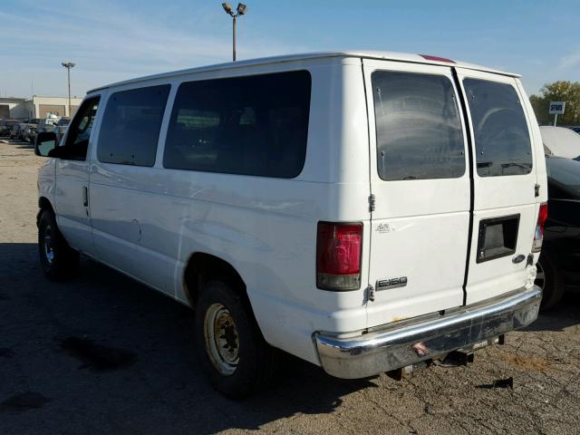 1FMNE11L67DA55623 - 2007 FORD ECONOLINE WHITE photo 3