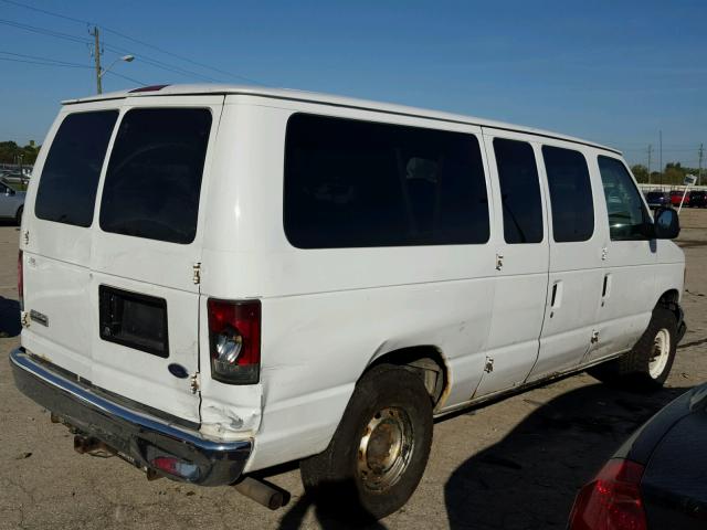 1FMNE11L67DA55623 - 2007 FORD ECONOLINE WHITE photo 4