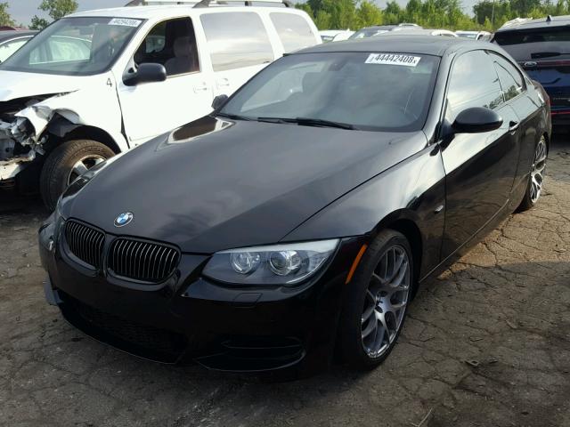 WBAKG1C54BE362630 - 2011 BMW 335 IS BLACK photo 2