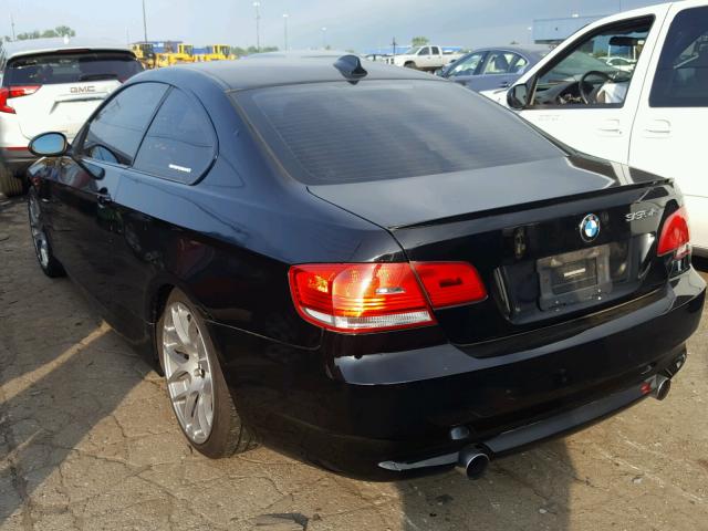 WBAKG1C54BE362630 - 2011 BMW 335 IS BLACK photo 3