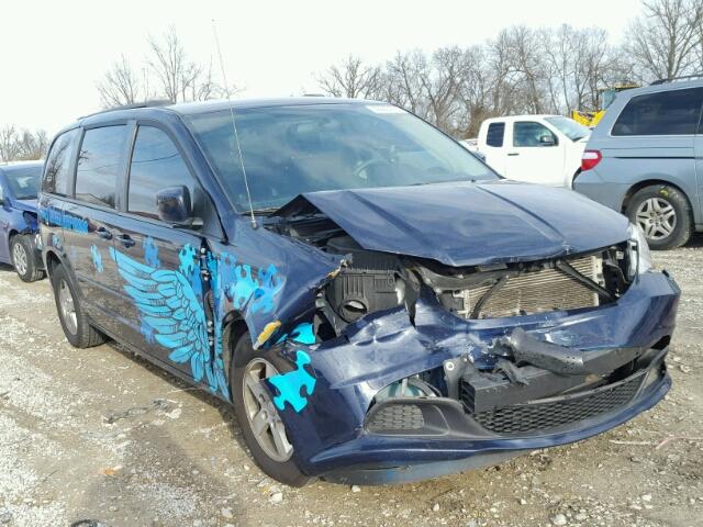 2C4RDGCG0DR548783 - 2013 DODGE GRAND CARA BLUE photo 1