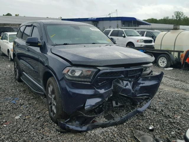 1C4SDJCT0GC481546 - 2016 DODGE DURANGO R/ BLUE photo 1