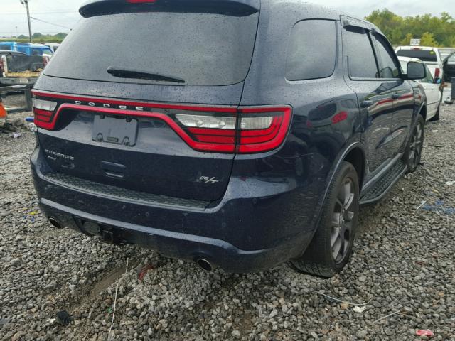 1C4SDJCT0GC481546 - 2016 DODGE DURANGO R/ BLUE photo 4