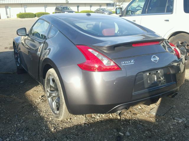 JN1AZ4EH7AM502677 - 2010 NISSAN 370Z GRAY photo 3