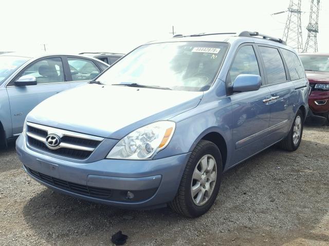 KNDMC233976028347 - 2007 HYUNDAI ENTOURAGE BLUE photo 2