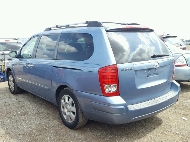 KNDMC233976028347 - 2007 HYUNDAI ENTOURAGE BLUE photo 3