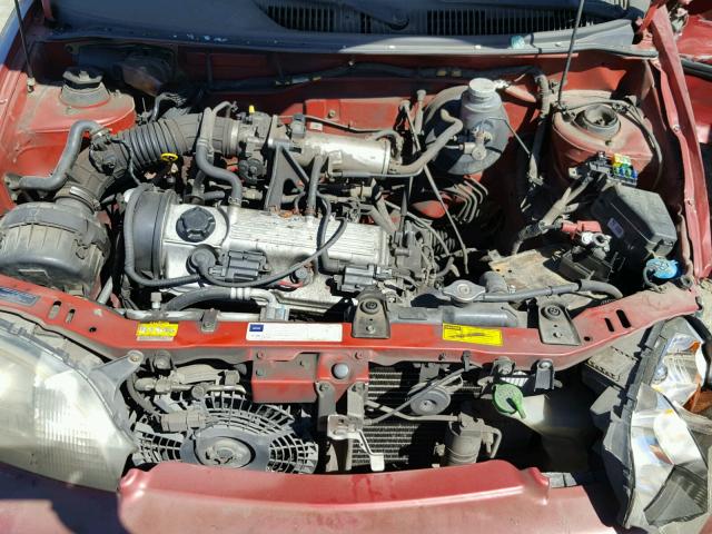 2C1MR5227Y6715859 - 2000 CHEVROLET METRO LSI MAROON photo 7