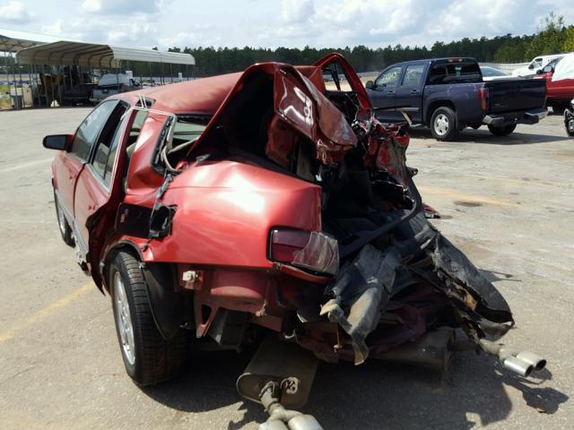 1G6KS52Y4VU830213 - 1997 CADILLAC SEVILLE SL RED photo 3