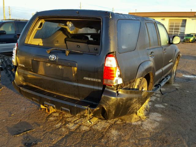 JTEBU14R18K022693 - 2008 TOYOTA 4RUNNER SR BLACK photo 4