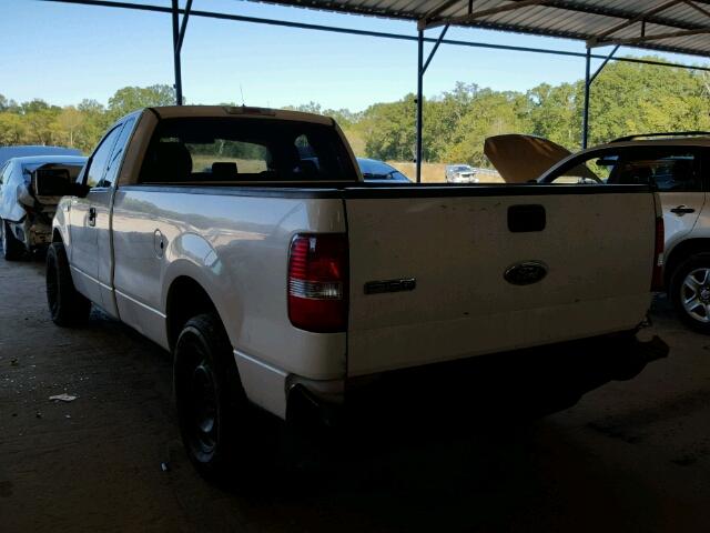 1FTRF12W45NC08213 - 2005 FORD F150 WHITE photo 3