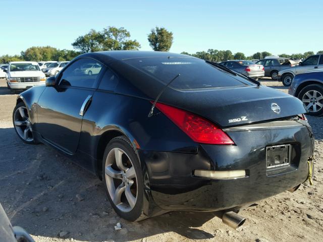 JN1AZ34D16M330792 - 2006 NISSAN 350Z COUPE BLACK photo 3