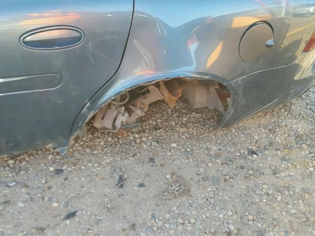 2G2WR554X61231174 - 2006 PONTIAC GRAND PRIX GRAY photo 9