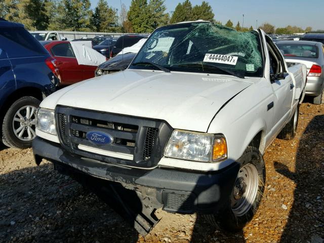 1FTYR10D47PA00456 - 2007 FORD RANGER WHITE photo 9