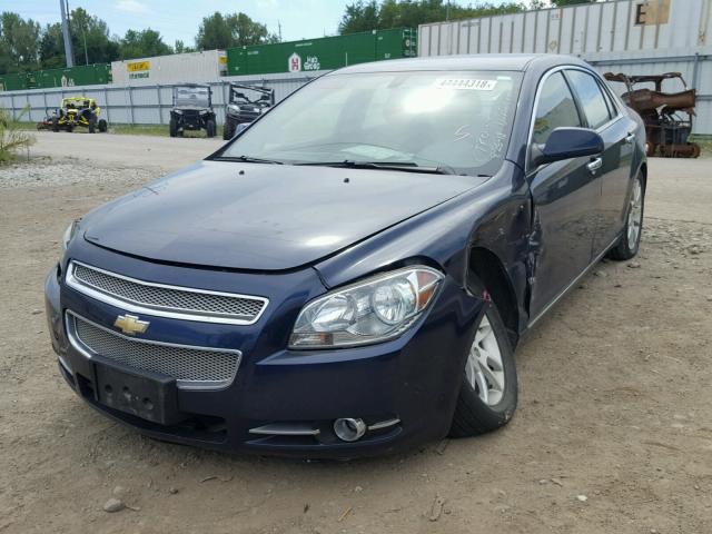 1G1ZE5EB1A4132588 - 2010 CHEVROLET MALIBU LTZ 蓝色 照片 2