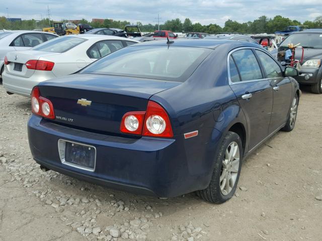 1G1ZE5EB1A4132588 - 2010 CHEVROLET MALIBU LTZ 蓝色 照片 4