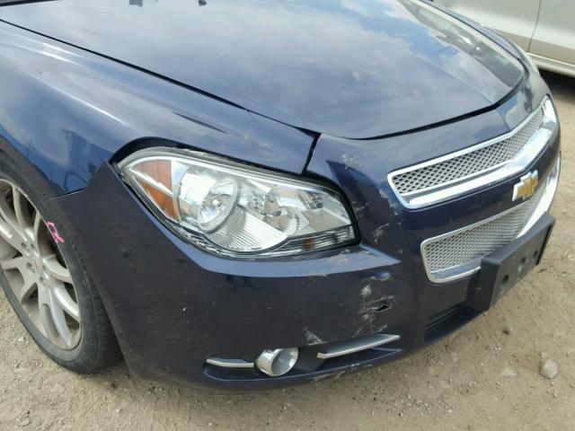 1G1ZE5EB1A4132588 - 2010 CHEVROLET MALIBU LTZ 蓝色 照片 9