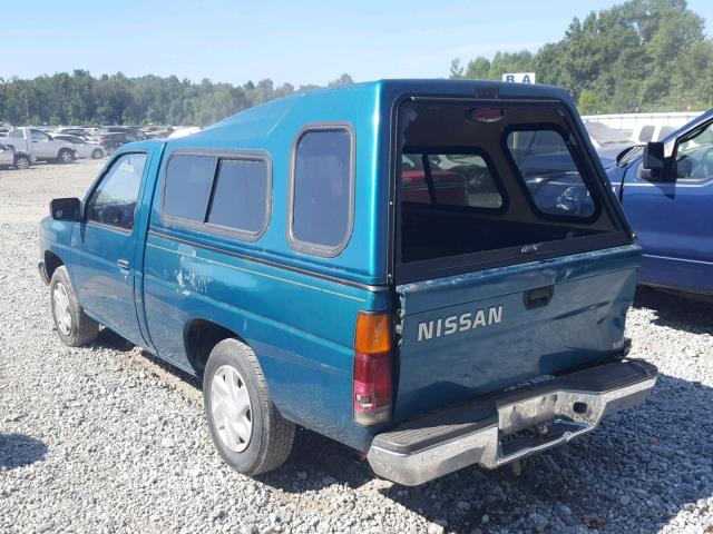 1N6SD11S1SC471317 - 1995 NISSAN TRUCK E/XE GREEN photo 3