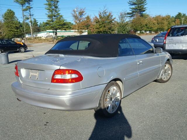 YV1NC62D84J048758 - 2004 VOLVO C70 HPT SILVER photo 4