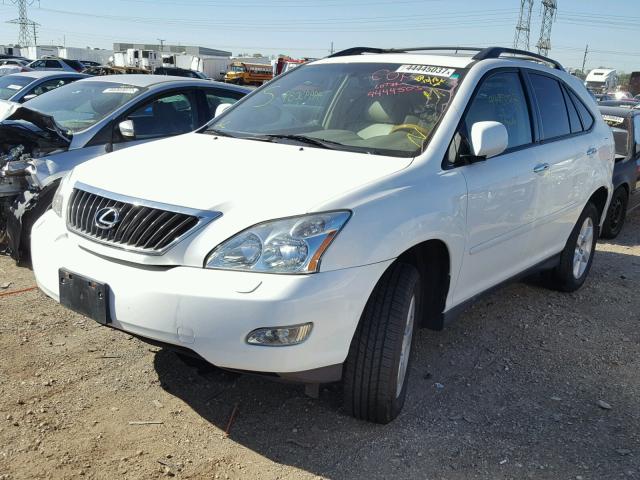 2T2HK31U58C073684 - 2008 LEXUS RX 350 WHITE photo 2