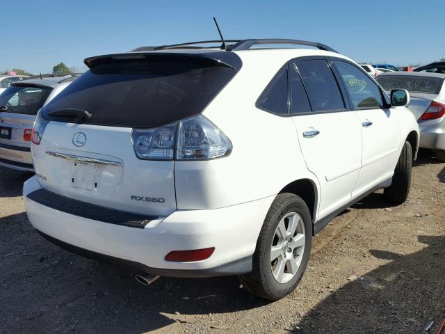 2T2HK31U58C073684 - 2008 LEXUS RX 350 WHITE photo 4