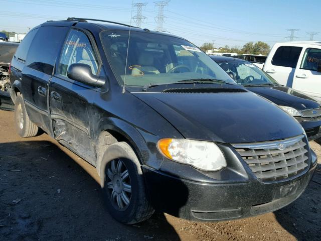 2A4GP54L67R288936 - 2007 CHRYSLER TOWN & COU BLACK photo 1