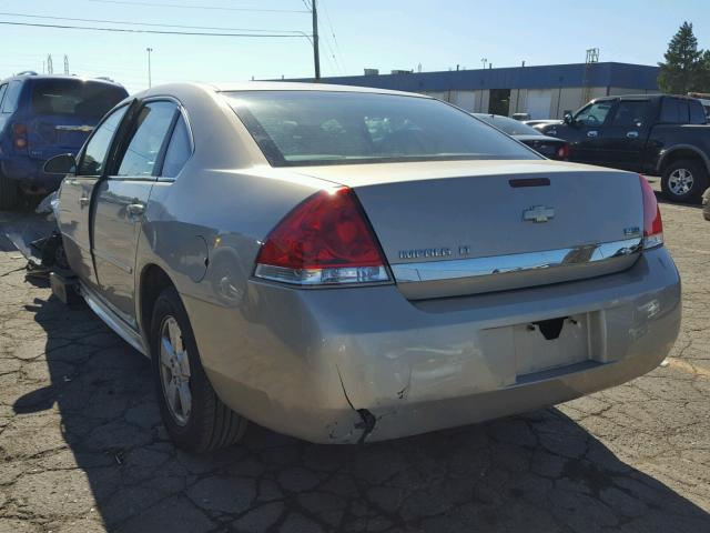 2G1WG5EK2B1284731 - 2011 CHEVROLET IMPALA LT BEIGE photo 3