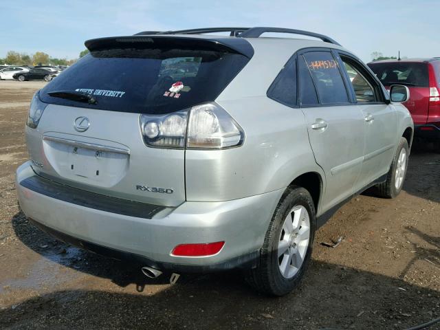 2T2HK31U07C015268 - 2007 LEXUS RX SILVER photo 4