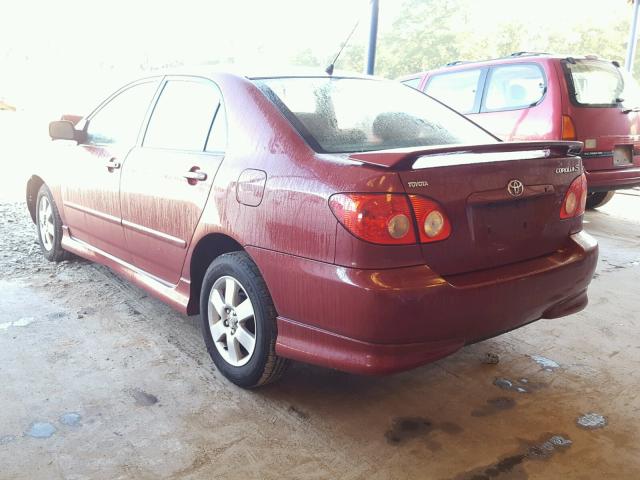 1NXBR32E36Z616197 - 2006 TOYOTA COROLLA CE RED photo 3