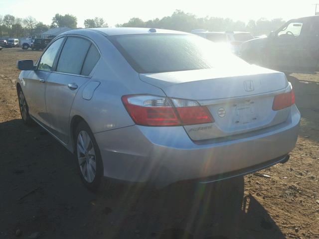 1HGCR2F87DA016872 - 2013 HONDA ACCORD EXL SILVER photo 3