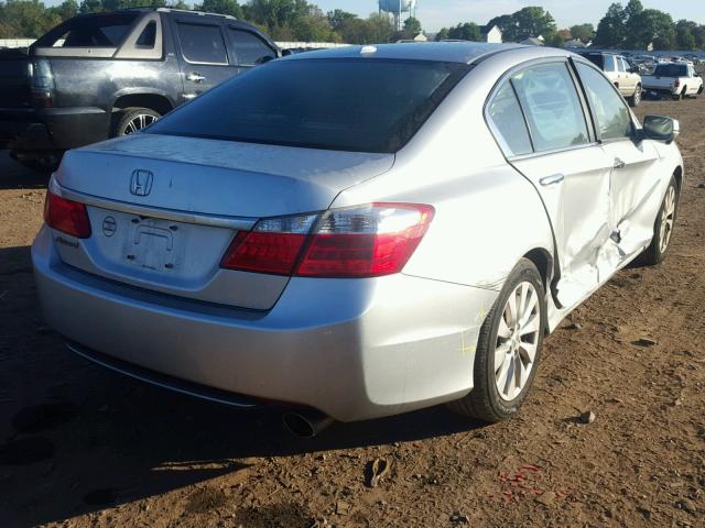 1HGCR2F87DA016872 - 2013 HONDA ACCORD EXL SILVER photo 4