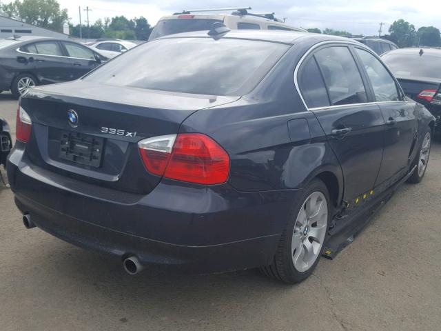 WBAVD53598A285850 - 2008 BMW 335 XI BLUE photo 4