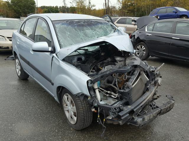 KNADE123866070140 - 2006 KIA RIO SILVER photo 1