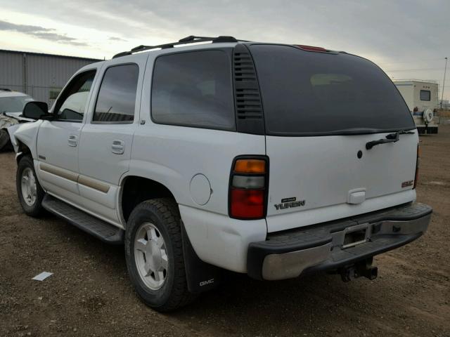 1GKEK13Z24J258699 - 2004 GMC YUKON WHITE photo 3