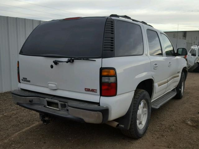 1GKEK13Z24J258699 - 2004 GMC YUKON WHITE photo 4