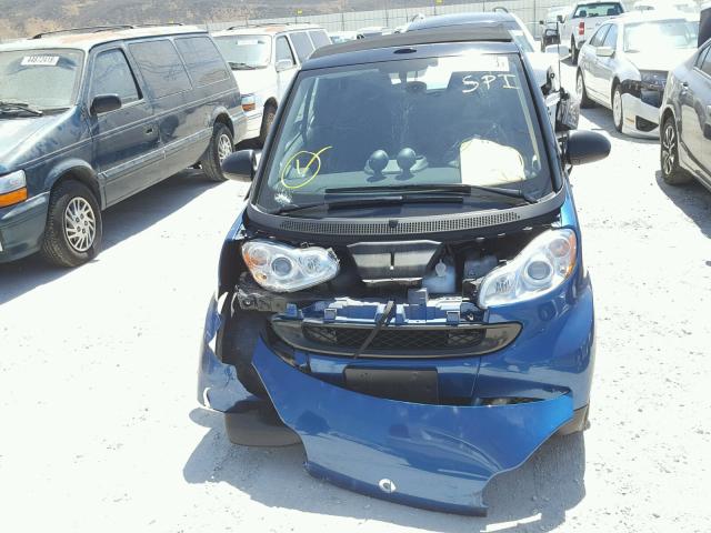 WMEEK31X88K114374 - 2008 SMART FORTWO PAS 蓝色 照片 9
