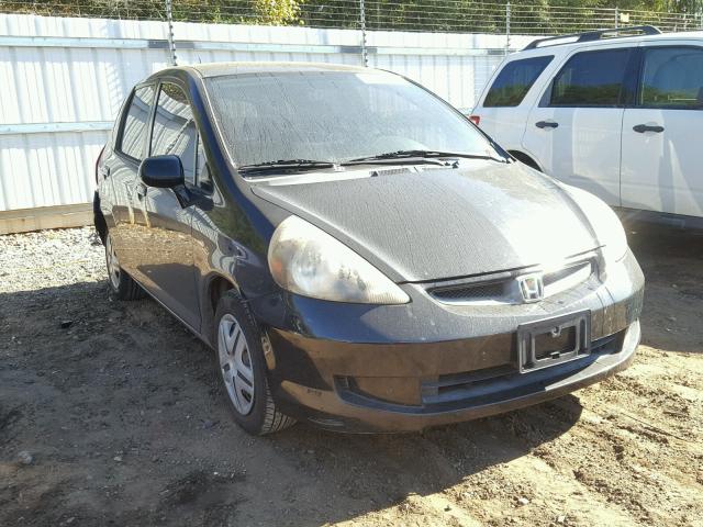 JHMGD37457S044635 - 2007 HONDA FIT BLACK photo 1