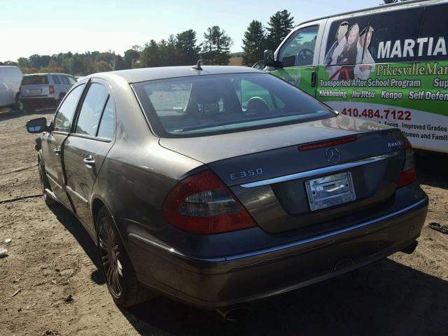 WDBUF87X68B264808 - 2008 MERCEDES-BENZ E 350 4MAT BROWN photo 3