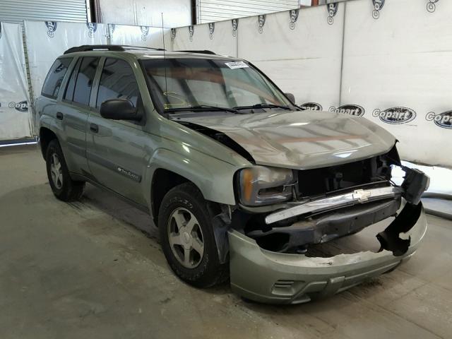 1GNDT13S442248233 - 2004 CHEVROLET TRAILBLAZE GREEN photo 1