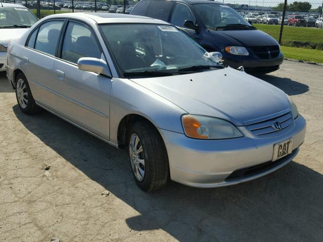 1HGES26753L035640 - 2003 HONDA CIVIC EX ვერცხლისფერი ფოტო 1