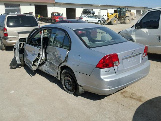 1HGES26753L035640 - 2003 HONDA CIVIC EX ვერცხლისფერი ფოტო 3