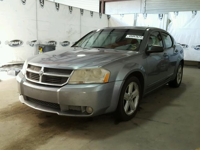 1B3LC56R88N605780 - 2008 DODGE AVENGER SX SILVER photo 2