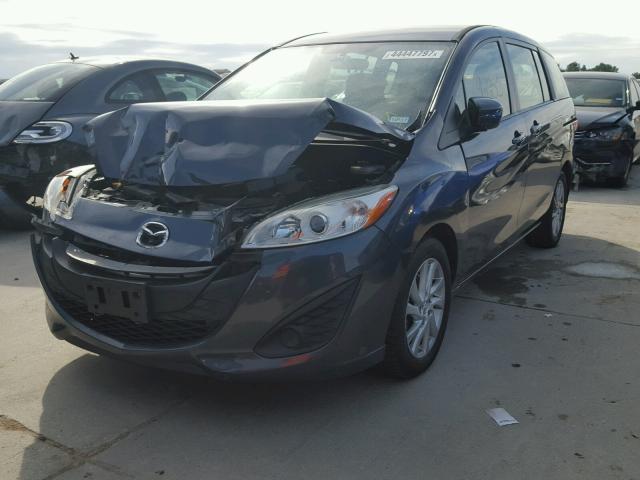 JM1CW2BLXC0103624 - 2012 MAZDA 5 BLUE photo 2