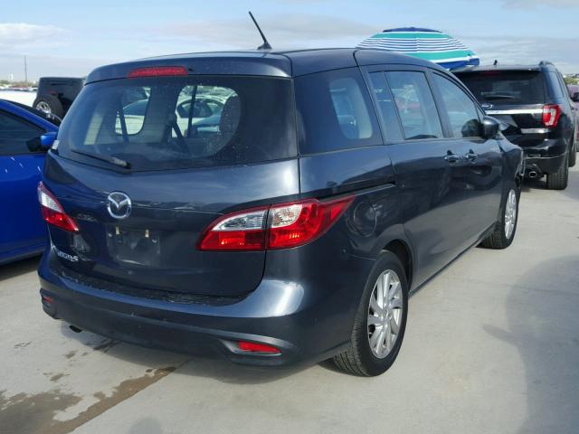 JM1CW2BLXC0103624 - 2012 MAZDA 5 BLUE photo 4