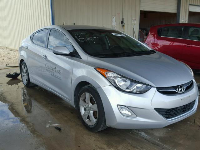 KMHDH4AE4CU272278 - 2012 HYUNDAI ELANTRA GL SILVER photo 1